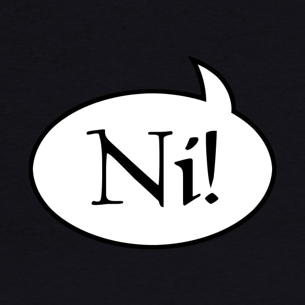 "Ni!" Word Balloon by GloopTrekker